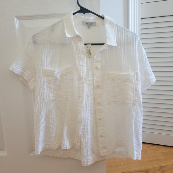 NEW Madewell lightspun beachside shirt - Picture 3 of 6